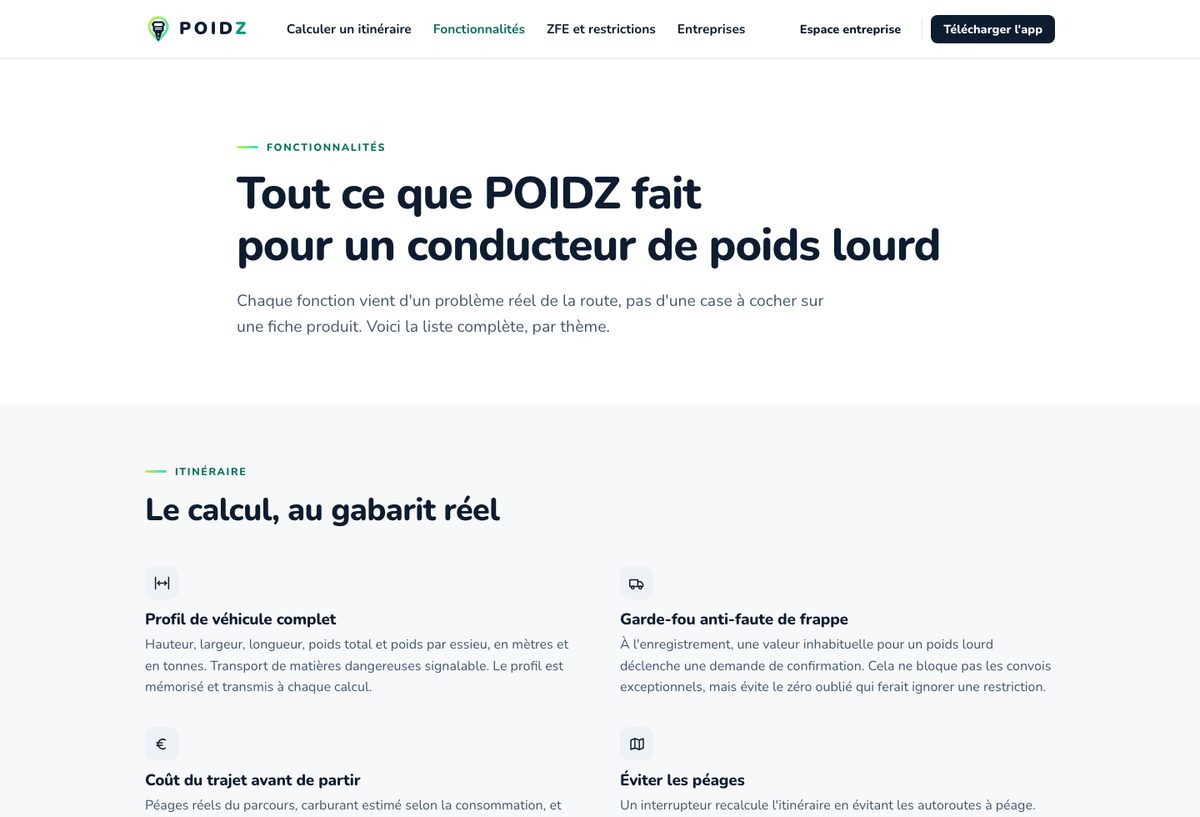 Le calcul d'itinéraire, accessible sans installer ni créer de compte