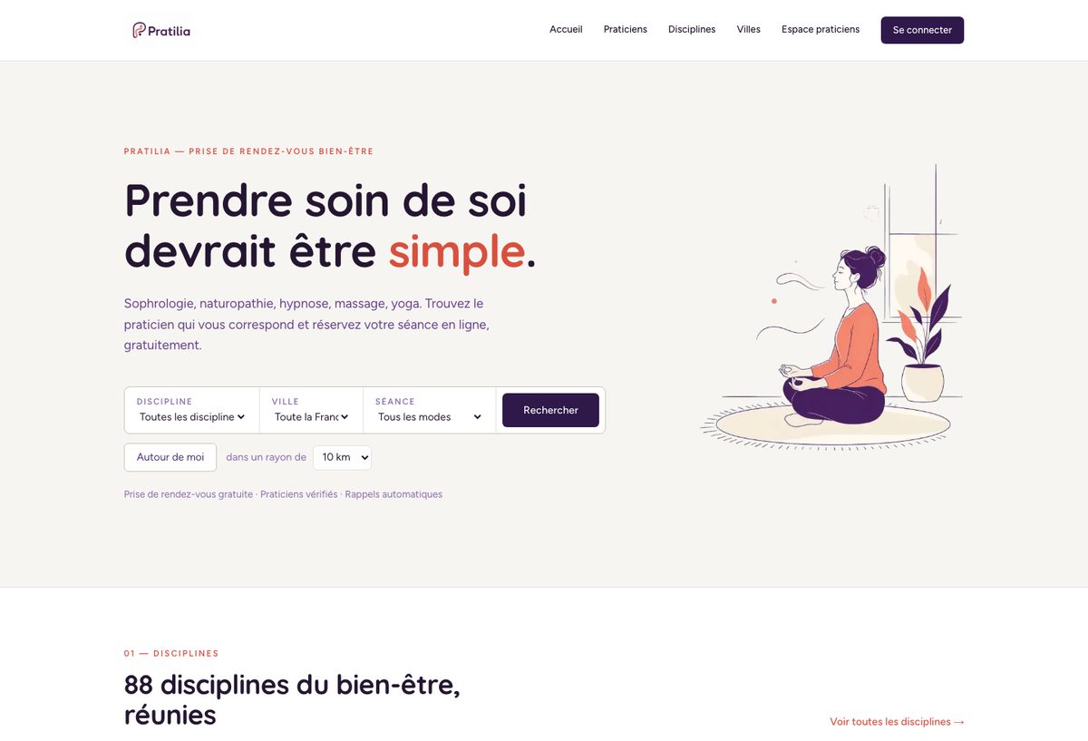 La recherche croise discipline, ville et mode de séance — au cabinet, en visioconférence ou à domicile
